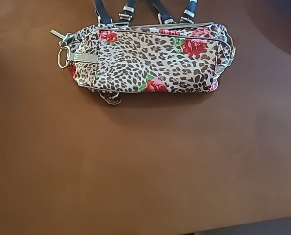 Blumarine Leopard and Floral Shoulder Bag - Picture 3 of 4
